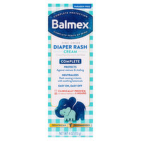 Balmex Diaper Rash Cream, Complete, 4 Ounce