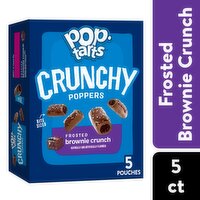 Pop-Tarts Crunchy Filled Snack Pieces, Frosted Brownie Crunch, 5 Each