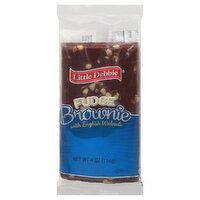 Little Debbie Brownie, Fudge with English Walnuts, 4 Ounce