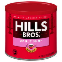 Hills Bros. Coffee, Ground, Medium Roast, Donut Shop, 23 Ounce