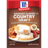 McCormick Sausage Flavor Country Gravy Seasoning Mix, 2.64 Ounce