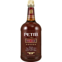 Petri Five Star Brandy, 1.75 Litre
