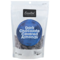 Essential Everyday Almonds, Dark Chocolate Covered, 12 Ounce