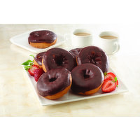 Cub Bakery Iced Chocolate Cake Donuts,
8 Count, 1 Each