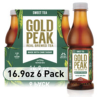 Gold Peak  Sweetened Black Iced Tea Drink, 16.9 fl oz, 6 Each