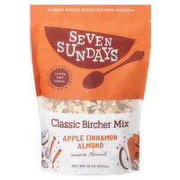 Seven Sundays Cereal, Apple Cinnamon Almond, Classic Bircher Mix, 12 Ounce