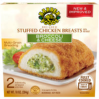 Barber Foods Barber Foods® Stuffed Chicken Breasts Broccoli Cheese, 2 Count, 10 Ounce