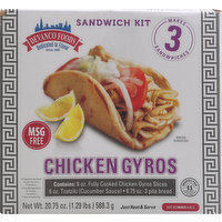 Devanco Foods Sandwich Kit, Chicken Gyros, 1 Each