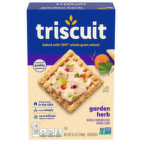 TRISCUIT Garden Herb Whole Grain Wheat Crackers, 8.5 Ounce