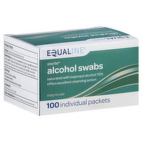 Equaline Alcohol Swabs, Sterile, 100 Each