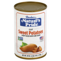 Dunbar's  Nature's Pride Sweet Potatoes, Cut, 40 Ounce