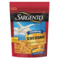 Sargento Shredded Cheese, Cheddar, Creamery, 7 Ounce