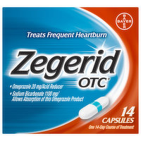 Zegerid Acid Reducer, Capsules, 14 Each