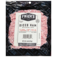 Frick's Ham, Diced, 8 Ounce