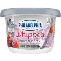 Philadelphia Cream Cheese Spread, Whipped, Mixed Berry, 7.5 Ounce