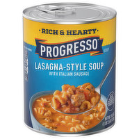 Progresso Soup, Lasagna-Style, with Italian Sausage, 18.5 Ounce