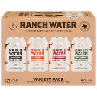 Ranch Water Beer, Variety Pack, 12 Each