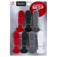 ESSENTIAL EVERYDAY Bag Clip Set, Magnetic, 7 Each