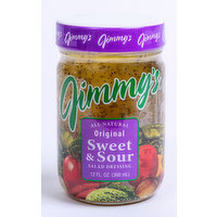 Jimmy's Sweet & Sour Salad Dressing, 12 Fluid ounce