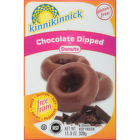 Kinnikinnick Donuts, Chocolate Dipped, 6 Each