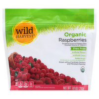 Wild Harvest Raspberries, Organic, 10 Ounce