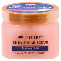 Tree Hut Sugar Scrub, Shea, Moroccan Rose, 18 Ounce