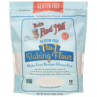 Bob's Red Mill Baking Flour, Gluten Free, 1 to 1, 64 Ounce