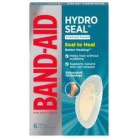 Band-Aid Hydro Seal Bandages, Adhesive, Heel, 6 Each