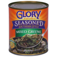 Glory Foods Mixed Greens, Southern Style, Seasoned, 27 Ounce