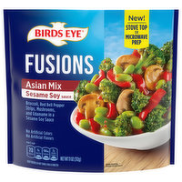 Birds Eye Fusions Asian Mix, Sesame Soy Sauce, 11 Ounce