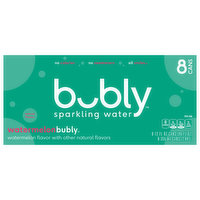 bubly Sparkling Water, Watermelon, 8 Each