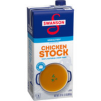 Swanson® 100% Natural Unsalted Chicken Stock, 32 Ounce