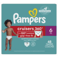 Pampers Cruisers Cruisers 360 Diapers Size 6 48 Count, 48 Each