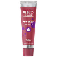 Burt's Bees Balm, Tinted, Squeezy, Berry Sorbet, 0.43 Ounce