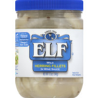 ELF Herring Fillets, in Wine Sauce, Wild, 12 Ounce