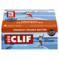 Clif Bar Energy Bar, Crunchy Peanut Butter, 6 Each