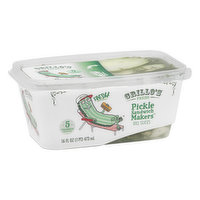 Grillo's Fresh Pickle Sandwich Makers, Dill Slices, 16 Ounce