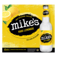 Mike's Beer, Malt Beverage, Premium, Hard Lemonade, 12 Each