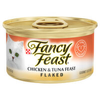 Fancy Feast Cat Food, Flaked, Chicken & Tuna Feast, Gourmet