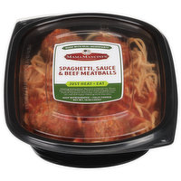 MamaMancini's Spaghetti, Sauce & Beef Meatballs, 14 Ounce