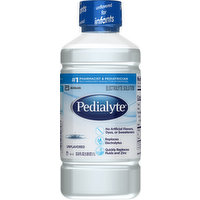Pedialyte Electrolyte Solution, Unflavored, 33.8 Ounce