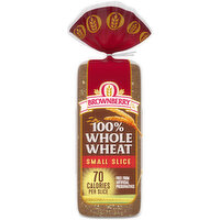 Brownberry Brownberry Whole Grains 100% Whole Wheat Bread, Small Slice, 18oz, 18 Ounce