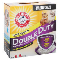 Arm & Hammer Clumping Litter, Double Duty, Value Size, 29 Pound