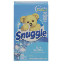 Snuggle Dryer Sheets, Blue Sparkle, 80 Each