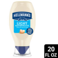 Hellmann's Light Mayo Squeeze Bottle, 20 Ounce