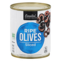 Essential Everyday Ripe Olives, Sliced, 3.8 Ounce