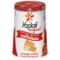 Yoplait Yogurt, Low Fat, Orange Creme, 6 Ounce