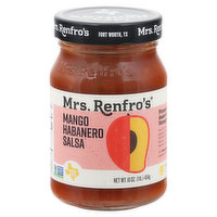 Mrs. Renfro's Salsa, Mango Habanero, Medium Hot, 16 Ounce