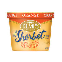 Kemps Fat Free Orange Sherbet, 54 Ounce