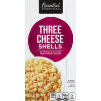 Essential Everyday Three Cheese Shells, 7.25 Ounce